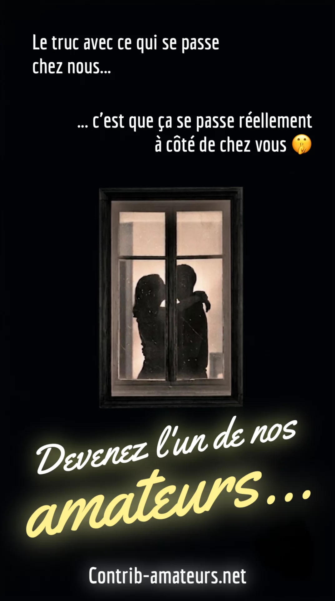 Affiche amateurs à côté de chez vous