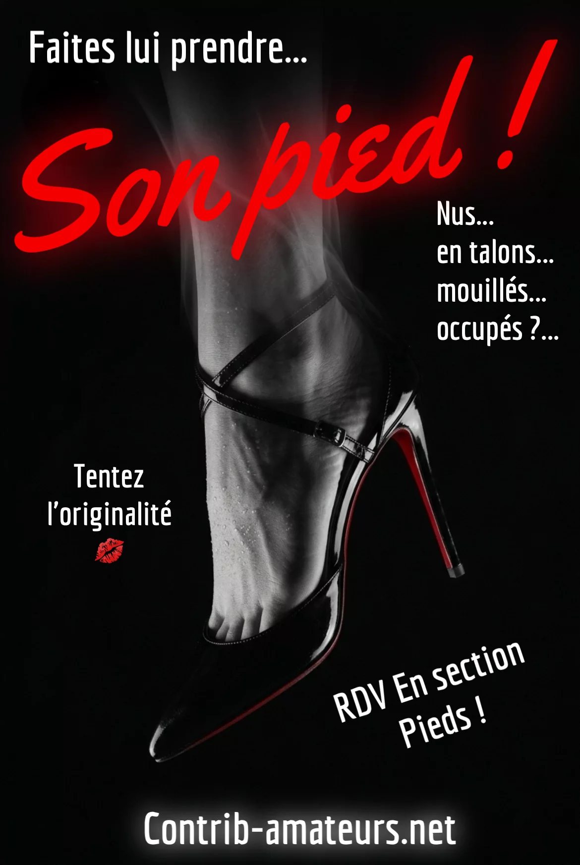 Affiche section pieds