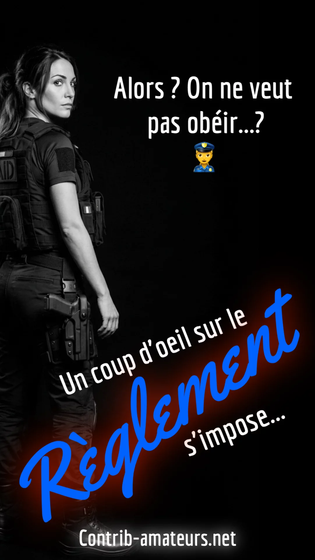 Affiche règlement